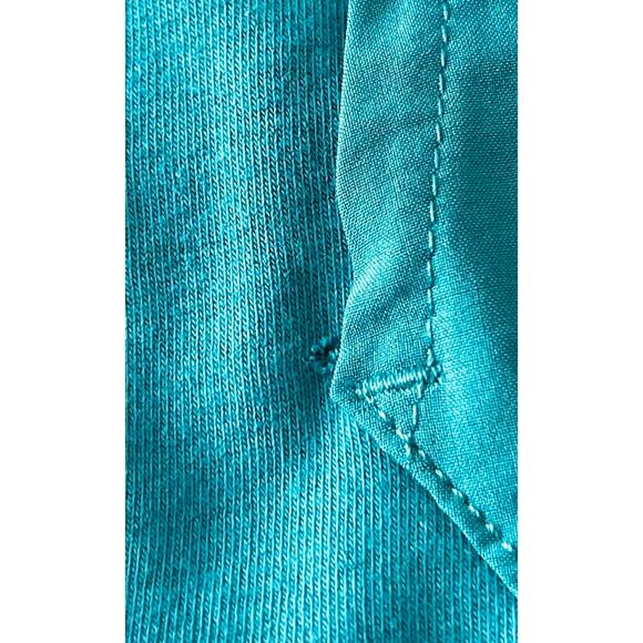 ALL IN MOTION LONG SLEEVE HOODIE, WOMENS, L, TEAL BLUE, HAND WARMER, KEY POCKET - Picture 11 of 11